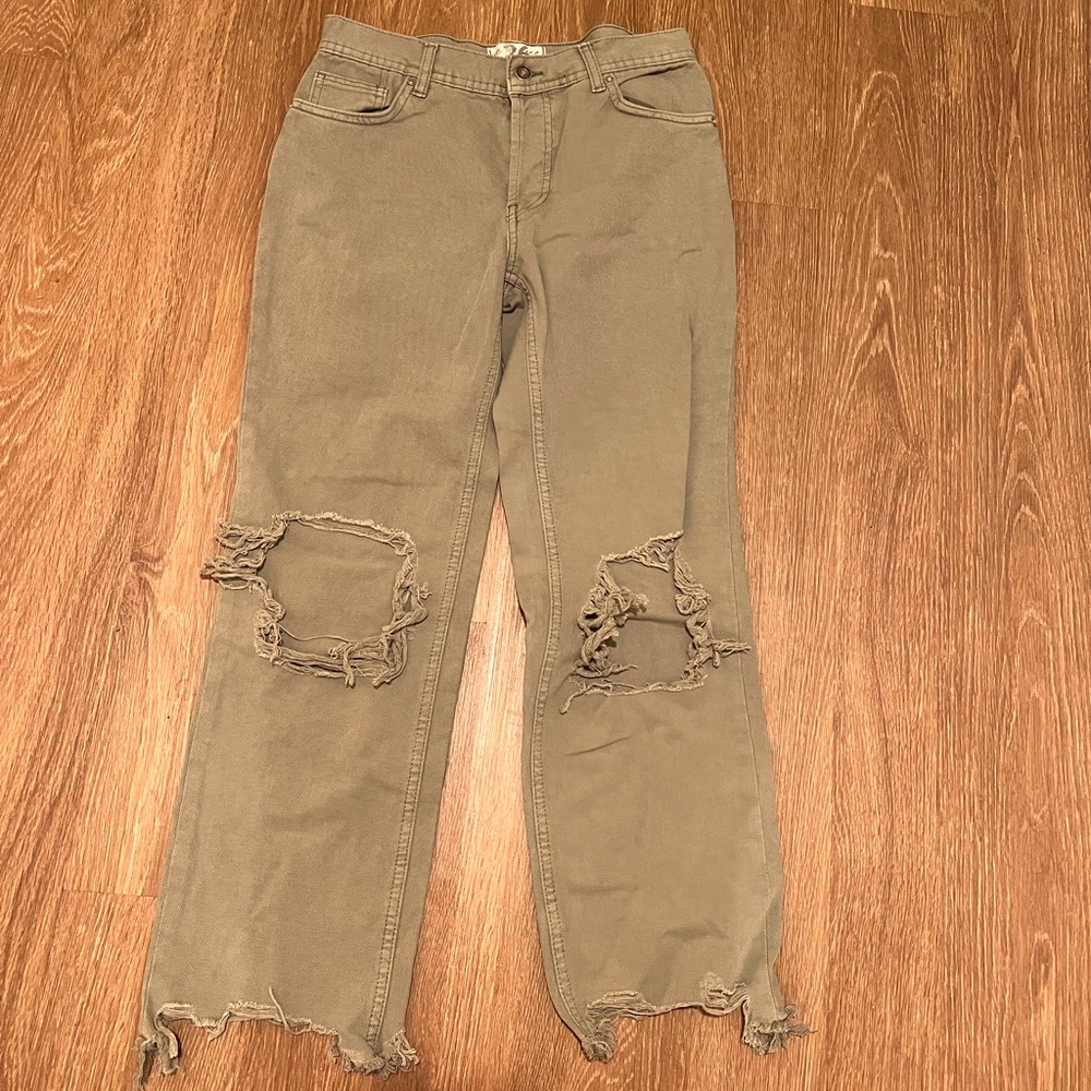 We the free Free people khaki jeans